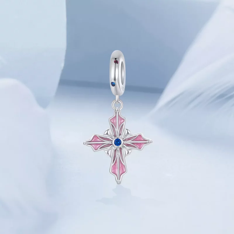 (imagen para) Colgante de cruz estilo PANDORA - BSC1023 - Ver 2