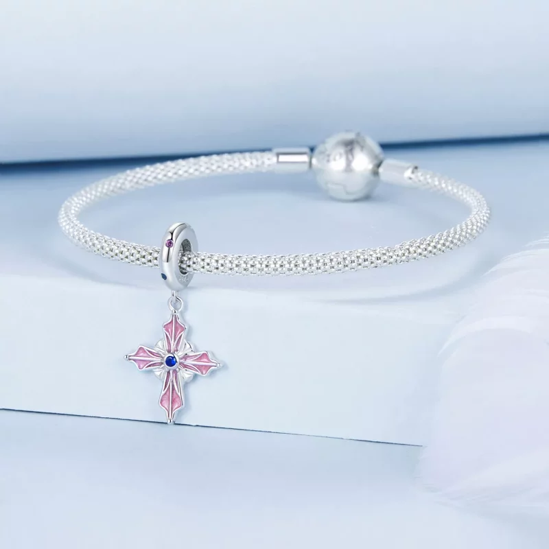 (imagen para) Colgante de cruz estilo PANDORA - BSC1023 - Ver 3