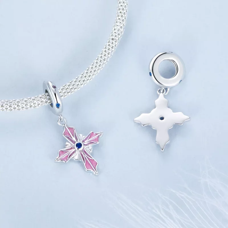 (imagen para) Colgante de cruz estilo PANDORA - BSC1023 - Ver 4