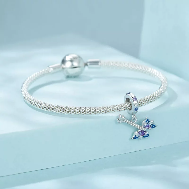 (imagen para) Colgante de mariposa estilo Pandora - SCC2764 - Ver 3