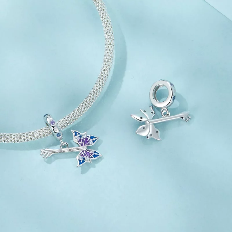 (imagen para) Colgante de mariposa estilo Pandora - SCC2764 - Ver 4