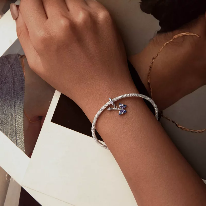 (imagen para) Colgante de mariposa estilo Pandora - SCC2764 - Ver 5