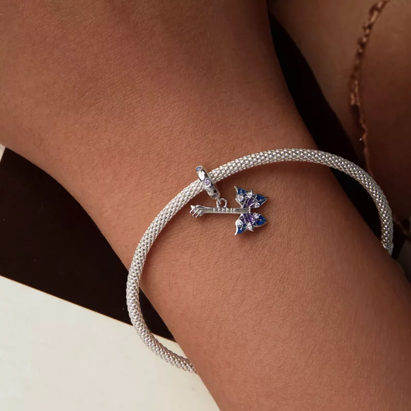 (imagen para) Colgante de mariposa estilo Pandora - SCC2764 - Ver 6
