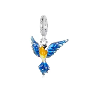 (imagen para) Colgante de pájaro estilo PANDORA - SCC2821