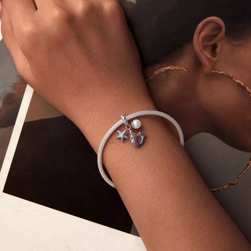 (imagen para) Colgante de sirena estilo PANDORA - SCC2768 - Ver 5