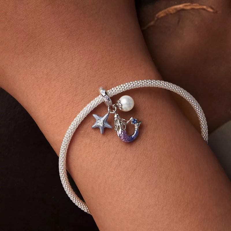(imagen para) Colgante de sirena estilo PANDORA - SCC2768 - Ver 6
