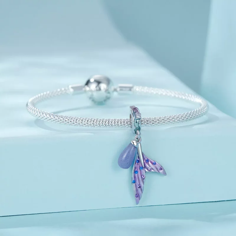 (imagen para) Colgante de sirena luminosa estilo PANDORA - SCC2800 - Ver 3