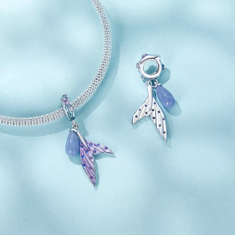 (imagen para) Colgante de sirena luminosa estilo PANDORA - SCC2800 - Ver 4