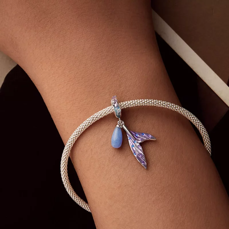 (imagen para) Colgante de sirena luminosa estilo PANDORA - SCC2800 - Ver 7
