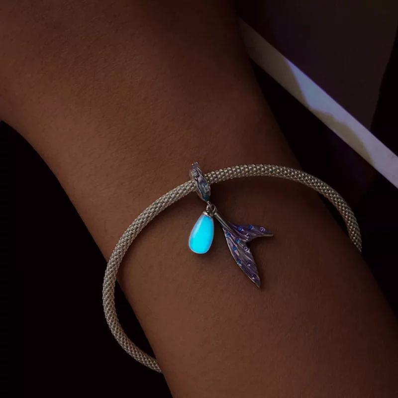 (imagen para) Colgante de sirena luminosa estilo PANDORA - SCC2800 - Ver 8