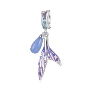 (imagen para) Colgante de sirena luminosa estilo PANDORA - SCC2800