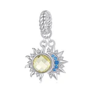 Colgante Sol y Luna estilo PANDORA - SCC2802 (imagen para) Colgante Sol y Luna estilo PANDORA - SCC2802