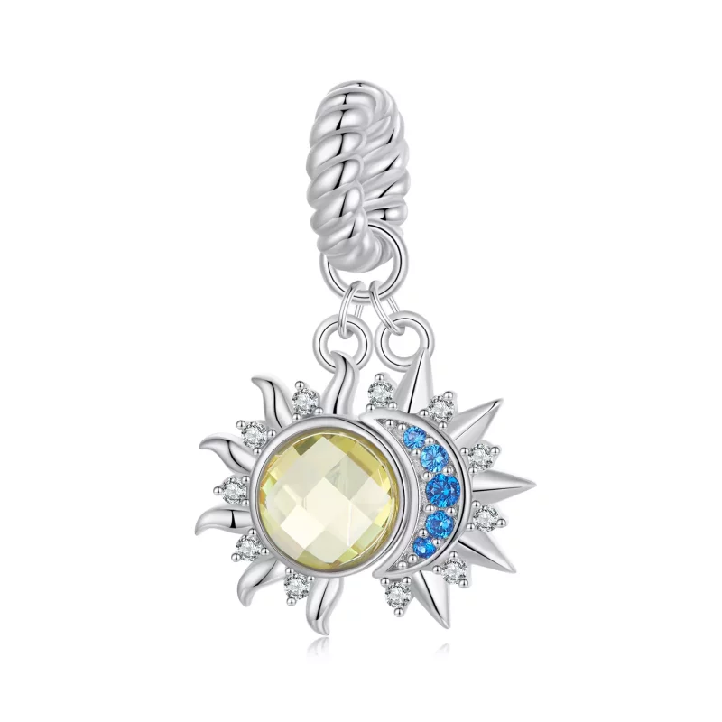 (imagen para) Colgante Sol y Luna estilo PANDORA - SCC2802