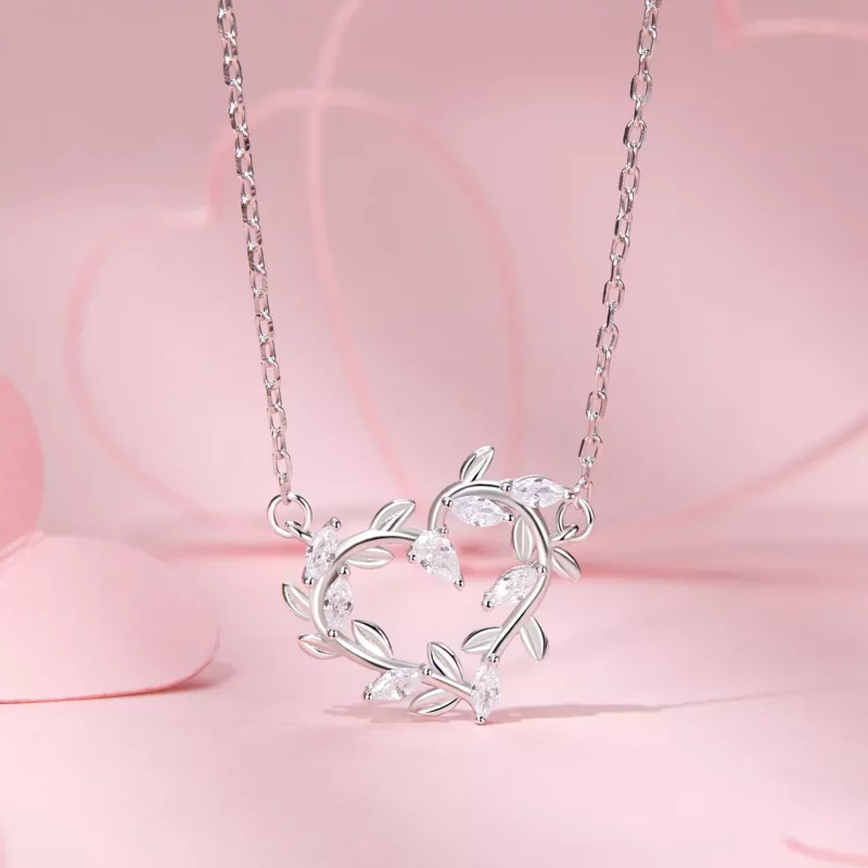 (imagen para) Collar de amor infinito estilo PANDORA - BSN386 - Ver 2