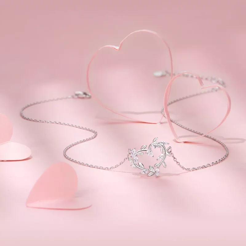 (imagen para) Collar de amor infinito estilo PANDORA - BSN386 - Ver 3