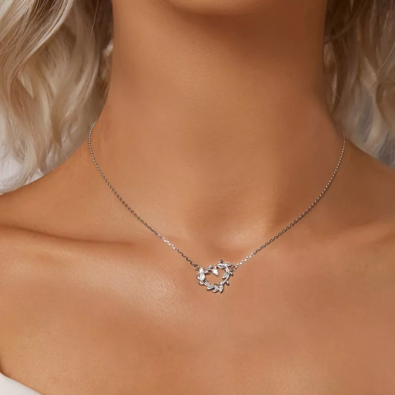 (imagen para) Collar de amor infinito estilo PANDORA - BSN386 - Ver 5