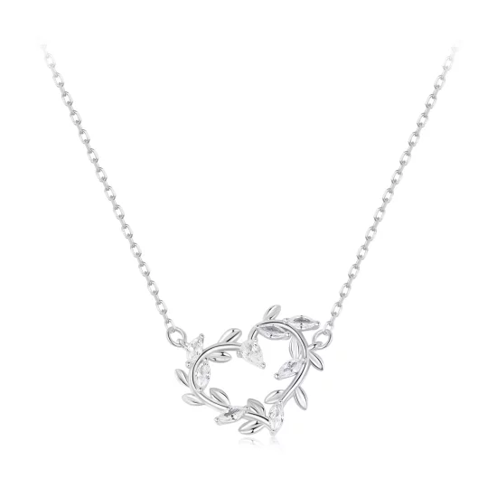 (imagen para) Collar de amor infinito estilo PANDORA - BSN386