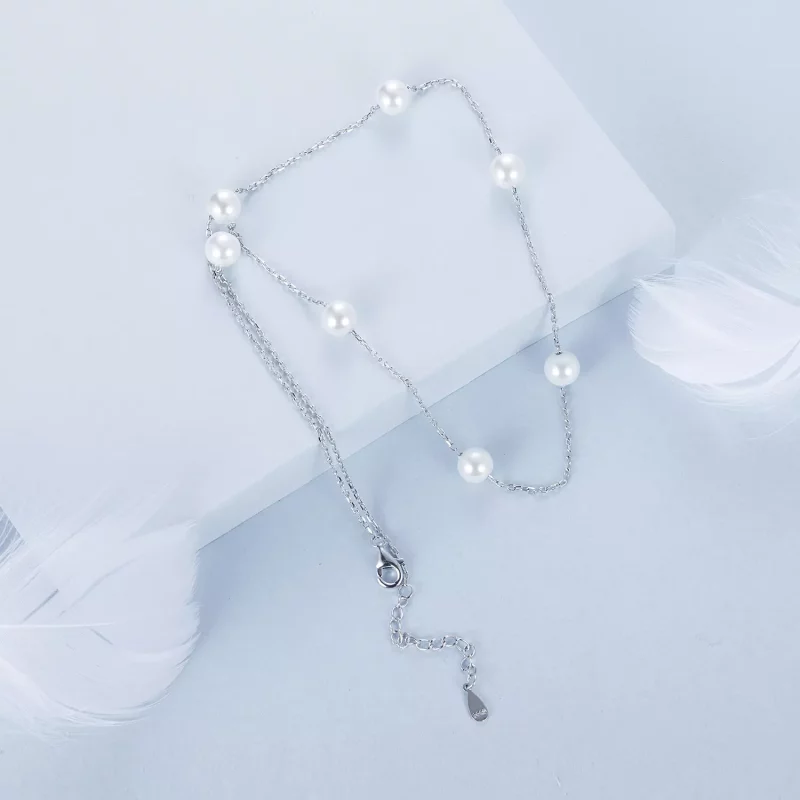 (imagen para) Collar de gypsophila estilo PANDORA - BSN389 - Ver 4