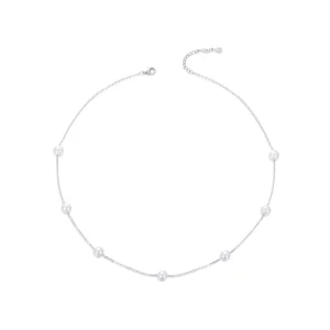 (imagen para) Collar de gypsophila estilo PANDORA - BSN389