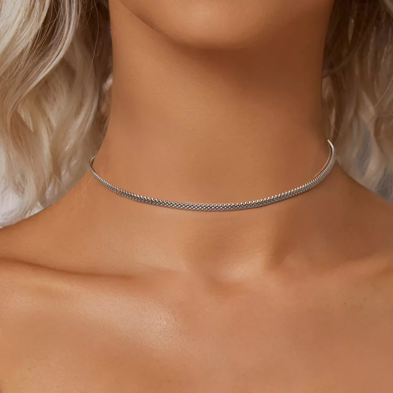(imagen para) Collar trenzado estilo PANDORA - BSA009 - Ver 4