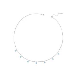 (imagen para) Collar turquesa estilo PANDORA - BSN388