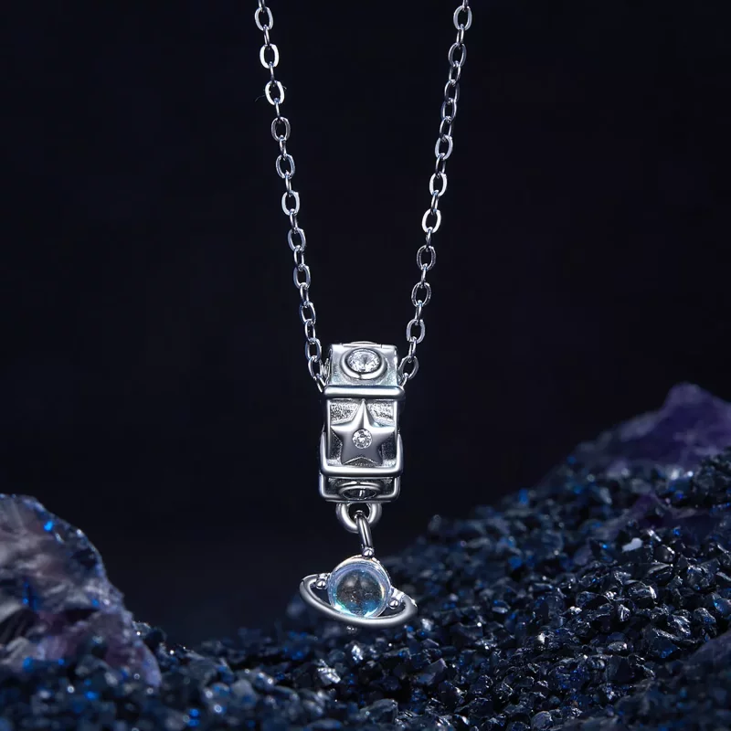 (imagen para) Hebilla de posicionamiento de planeta extraterrestre estilo PANDORA - SCC2790 - Ver 3