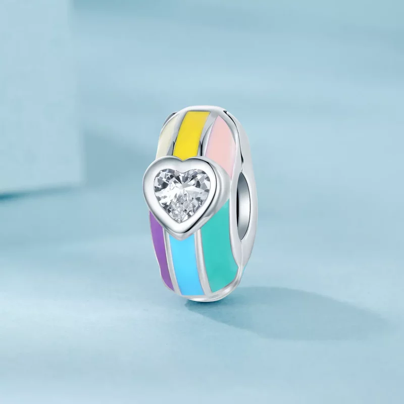 (imagen para) Hebilla de posicionamiento estilo arcoíris de PANDORA - SCC2782 - Ver 2