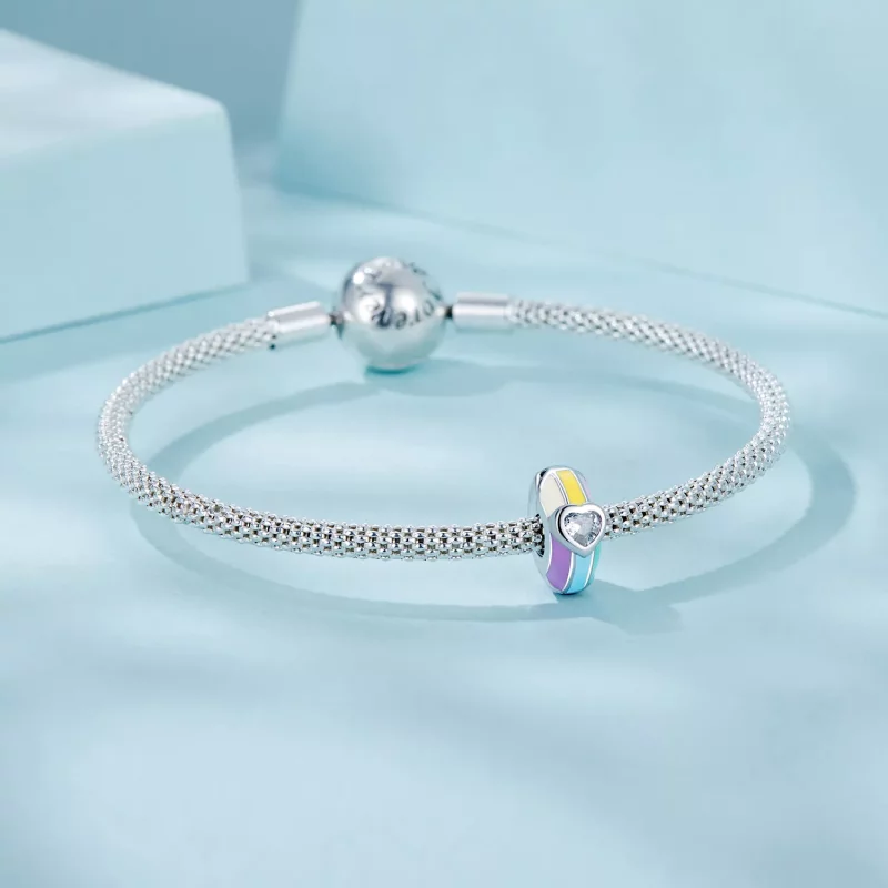 (imagen para) Hebilla de posicionamiento estilo arcoíris de PANDORA - SCC2782 - Ver 5