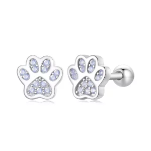 (imagen para) Pendientes con forma de mascota adorable estilo PANDORA - SCE1750