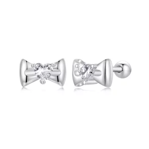 (imagen para) Pendientes de lazo estilo PANDORA - SCE1748