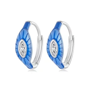 Pendientes de ojo de diablo estilo PANDORA - SCE1737 (imagen para) Pendientes de ojo de diablo estilo PANDORA - SCE1737