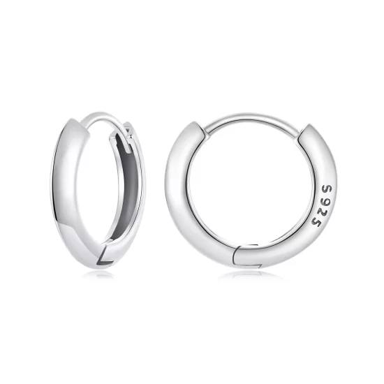 (imagen para) Pendientes de plata de ley con diseño clásico de PANDORA - BSE1016
