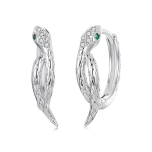 Pendientes envolventes estilo serpiente PANDORA - BSE1008 (imagen para) Pendientes envolventes estilo serpiente PANDORA - BSE1008