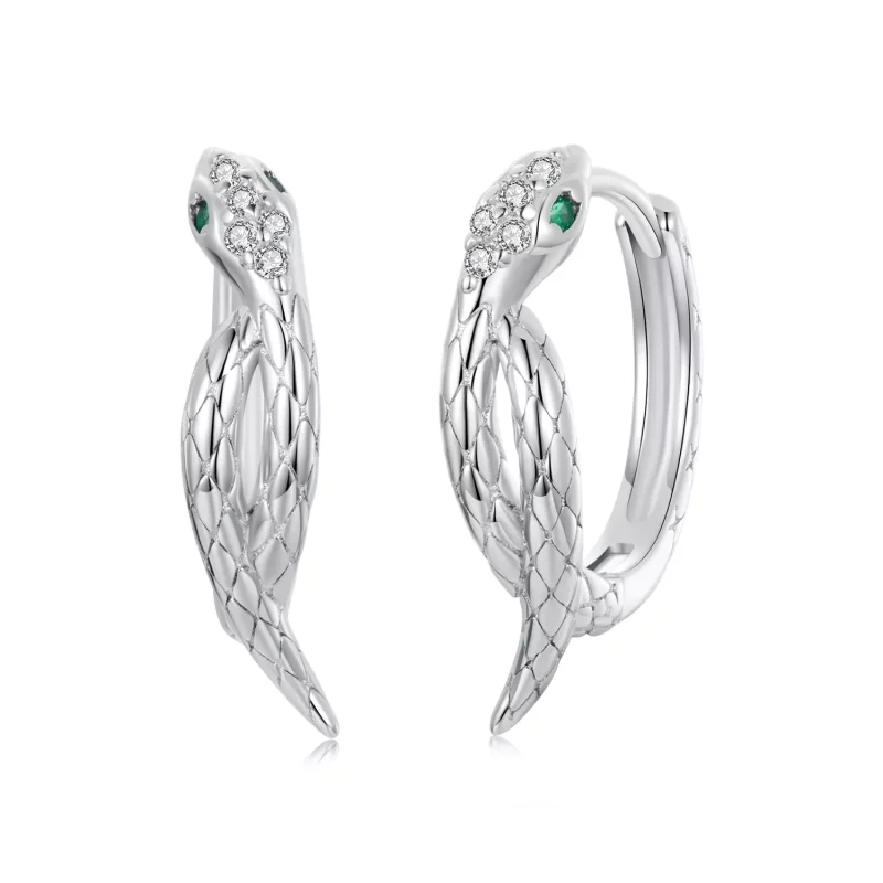 (imagen para) Pendientes envolventes estilo serpiente PANDORA - BSE1008