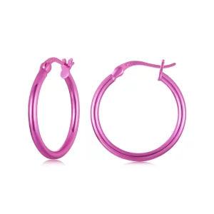 (imagen para) Pendientes estilo PANDORA Electric Rose Red - SCE1608-LBR