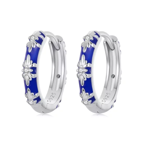 (imagen para) Pendientes Iris estilo PANDORA - SCE1739