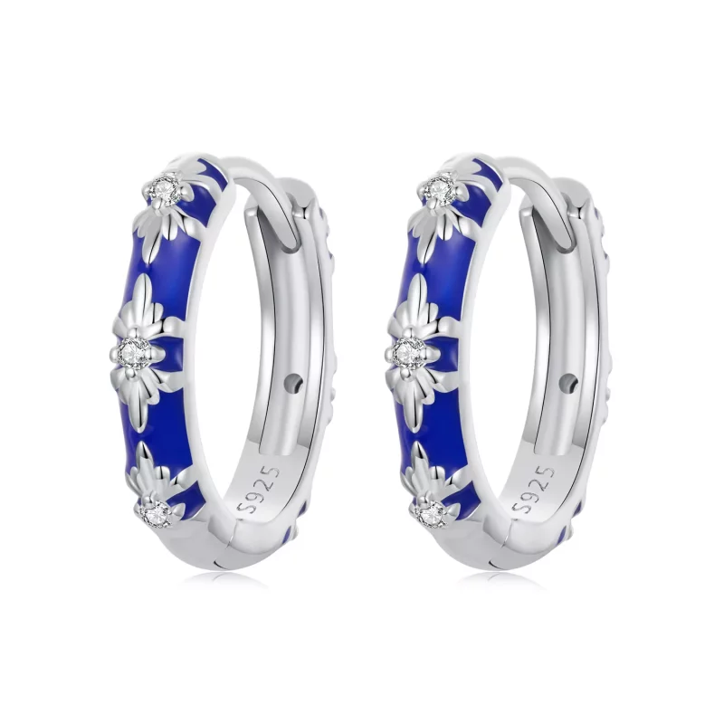 (imagen para) Pendientes Iris estilo PANDORA - SCE1739