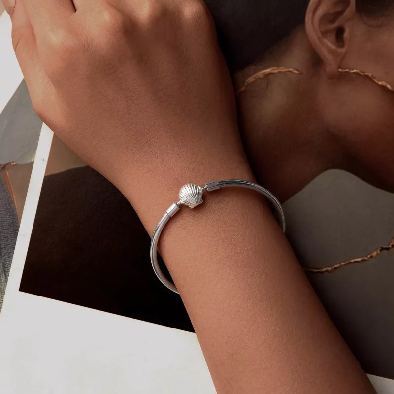 (imagen para) Pulsera básica de conchas estilo PANDORA - BSB177 - Ver 4