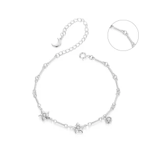 (imagen para) Pulsera con estrella estilo PANDORA - SCB278
