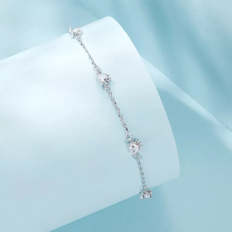 (imagen para) Pulsera con forma de pata de perro estilo PANDORA - SCB271 - Ver 2