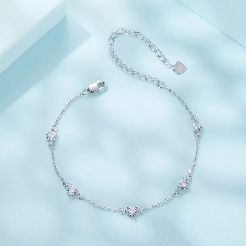 (imagen para) Pulsera con forma de pata de perro estilo PANDORA - SCB271 - Ver 3