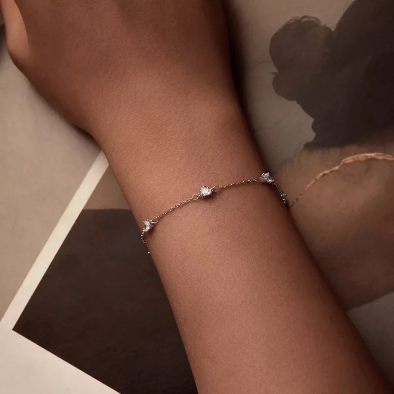 (imagen para) Pulsera con forma de pata de perro estilo PANDORA - SCB271 - Ver 4
