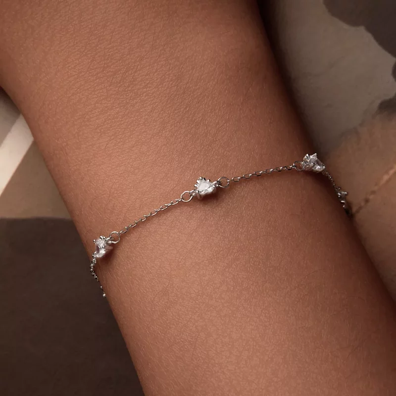 (imagen para) Pulsera con forma de pata de perro estilo PANDORA - SCB271 - Ver 5