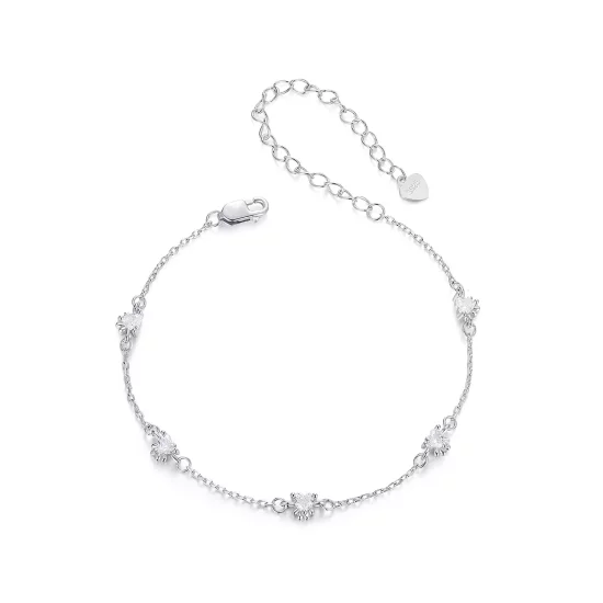 (imagen para) Pulsera con forma de pata de perro estilo PANDORA - SCB271