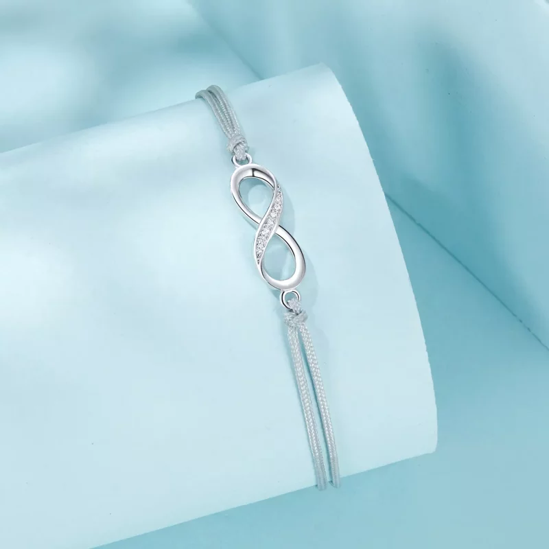 (imagen para) Pulsera con símbolo del infinito estilo PANDORA - SCB279 - Ver 2