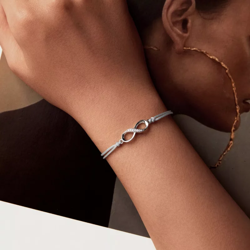 (imagen para) Pulsera con símbolo del infinito estilo PANDORA - SCB279 - Ver 4