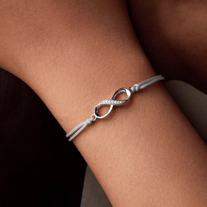 (imagen para) Pulsera con símbolo del infinito estilo PANDORA - SCB279 - Ver 7
