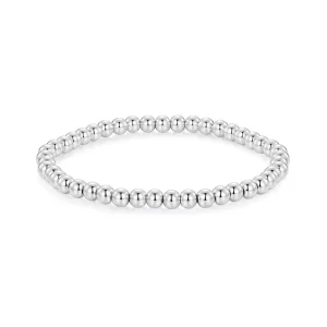 (imagen para) Pulsera de cuentas de plata estilo PANDORA - BSB175
