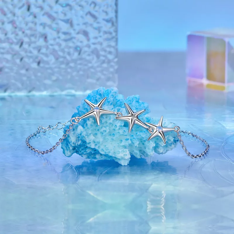 (imagen para) Pulsera de estrella de mar estilo PANDORA - SCB275 - Ver 2