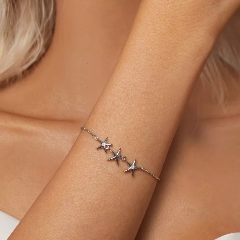 (imagen para) Pulsera de estrella de mar estilo PANDORA - SCB275 - Ver 6